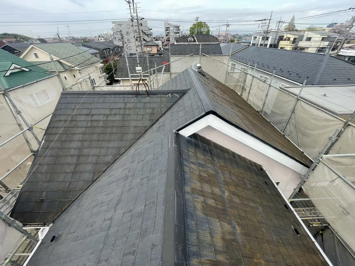 屋根重ね葺き（カバー工法）｜町田市 Ｍ様邸