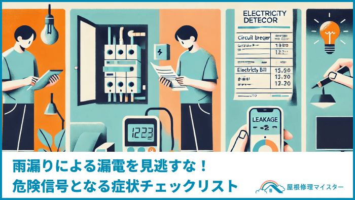 雨漏りによる漏電を見逃すな！危険信号となる症状チェックリスト