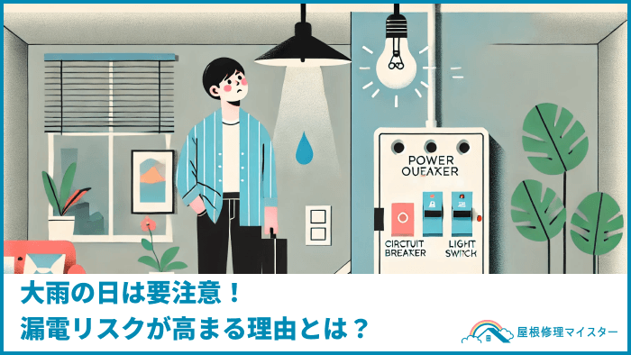 大雨の日は要注意！漏電リスクが高まる理由とは？