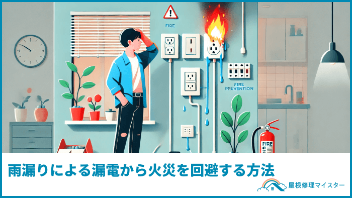 雨漏りによる漏電から火災を回避する方法