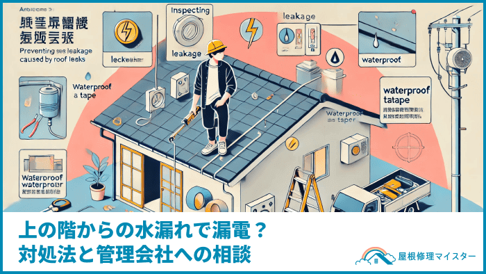 上の階からの水漏れで漏電？対処法と管理会社への相談