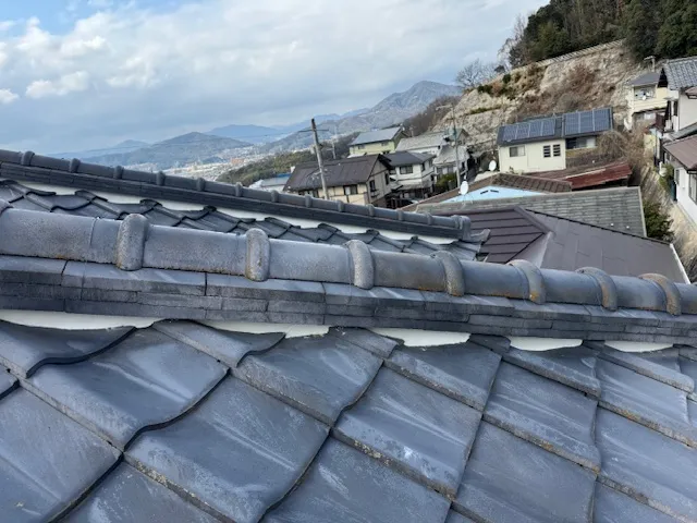 棟漆喰補修工事 - 施工後