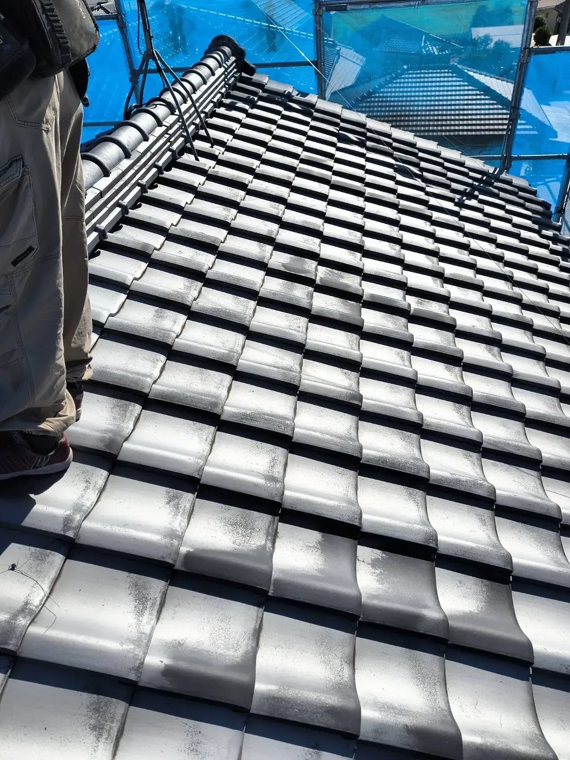 大分市　H様邸　屋根葺き替え　瓦/樋補修工事