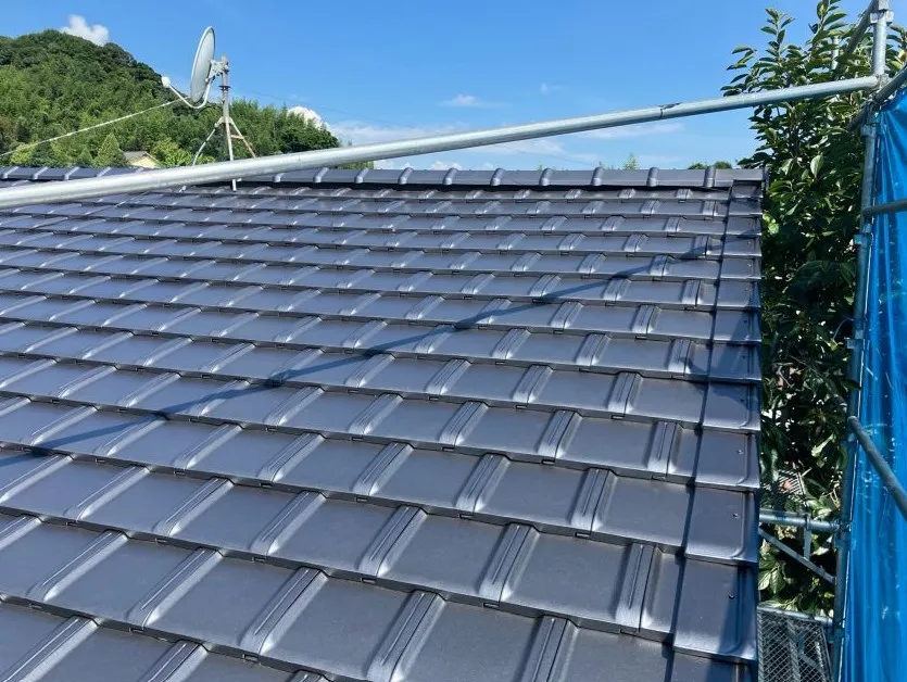 大分市　K様邸　屋根葺き替え/ヒサシ張替/樋工事 - 施工後