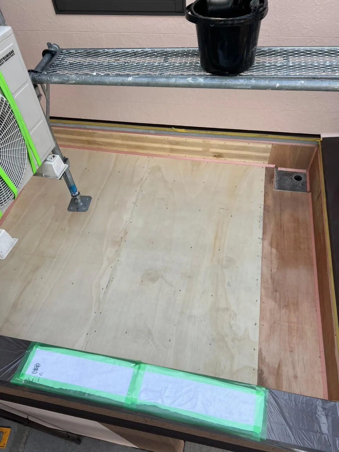 バルコニーの防水 - 施工前