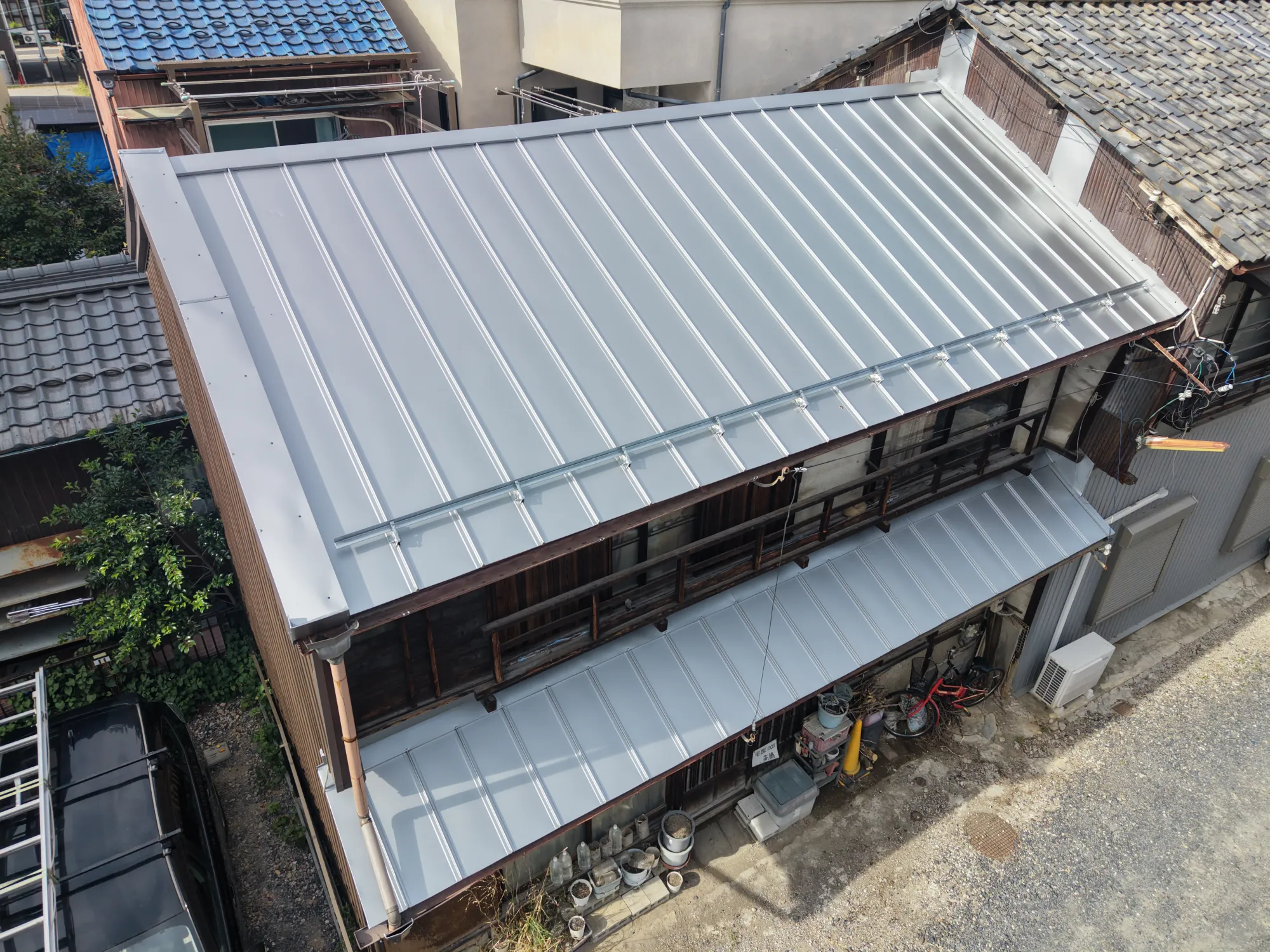 2026年7月施工　【岐阜市】築60年のセメント瓦屋根の葺き替え - 施工後