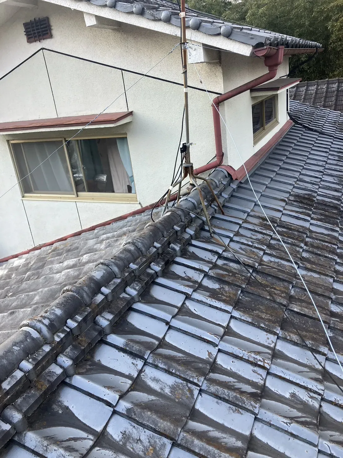 大分市　K様邸　屋根葺き替え/ヒサシ貼替/樋工事