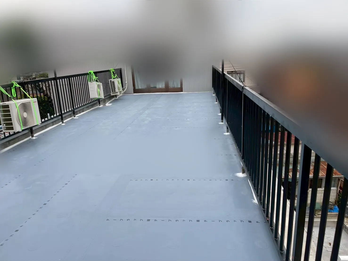 ウレタン防水機械固定工法 - 施工前