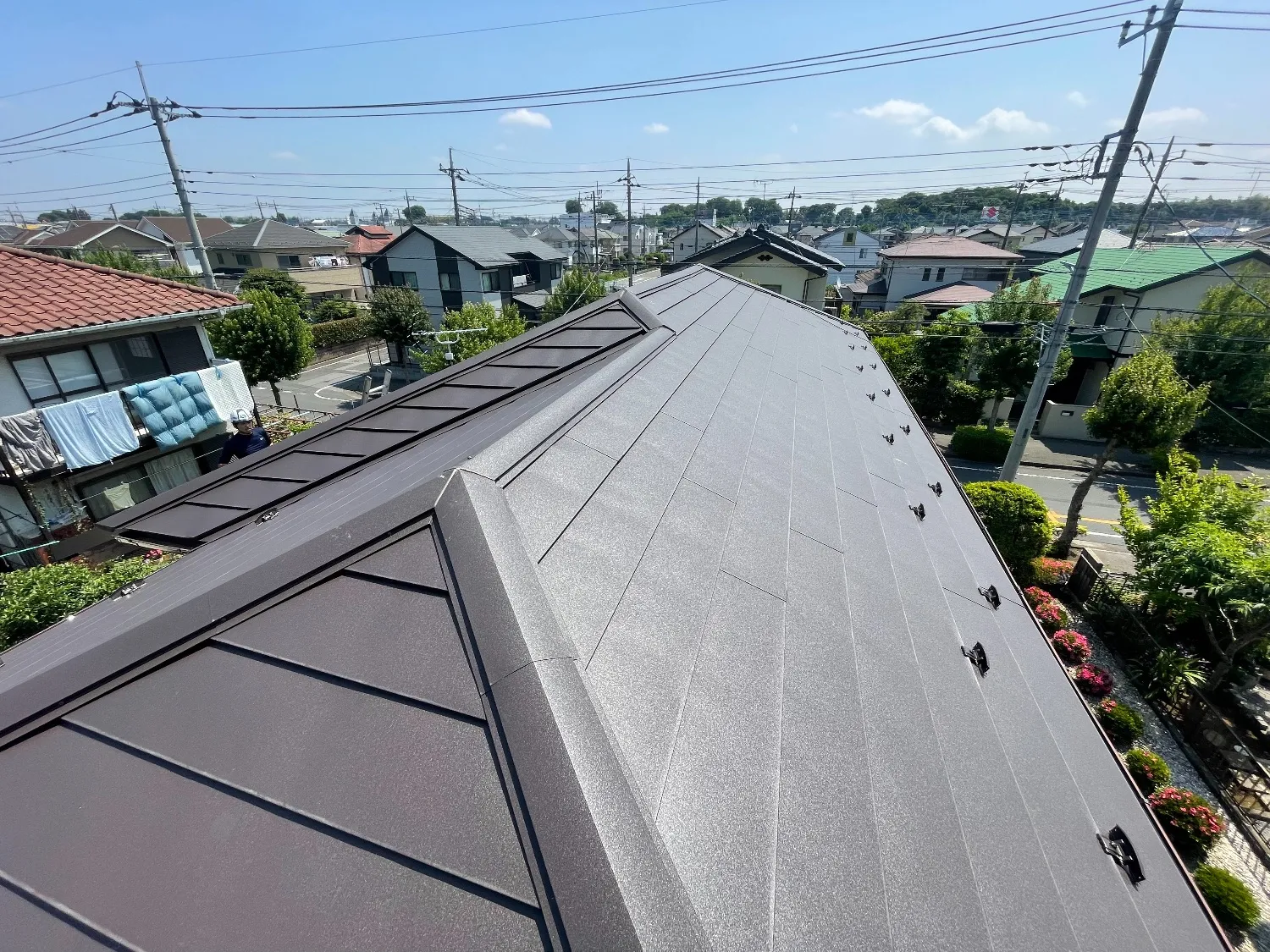 茨城県つくば市　屋根葺き替え工事 - 施工後