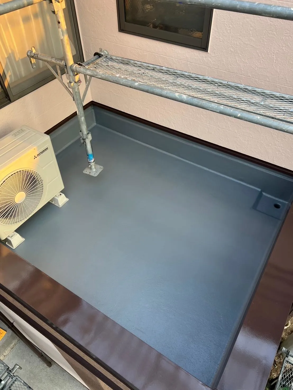 バルコニーの防水 - 施工後