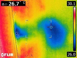 赤外線カメラで浸入水確認‼️ - 施工後