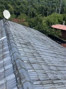 大分市　K様邸　屋根葺き替え/ヒサシ張替/樋工事 - 施工前