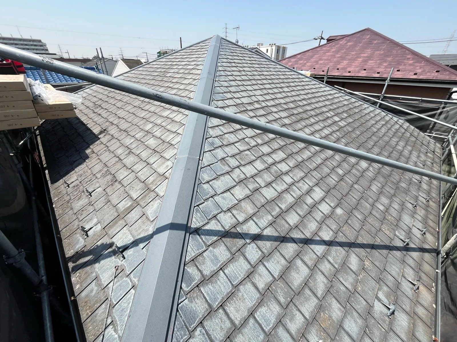 茨城県つくば市　屋根カバー工事 - 施工前