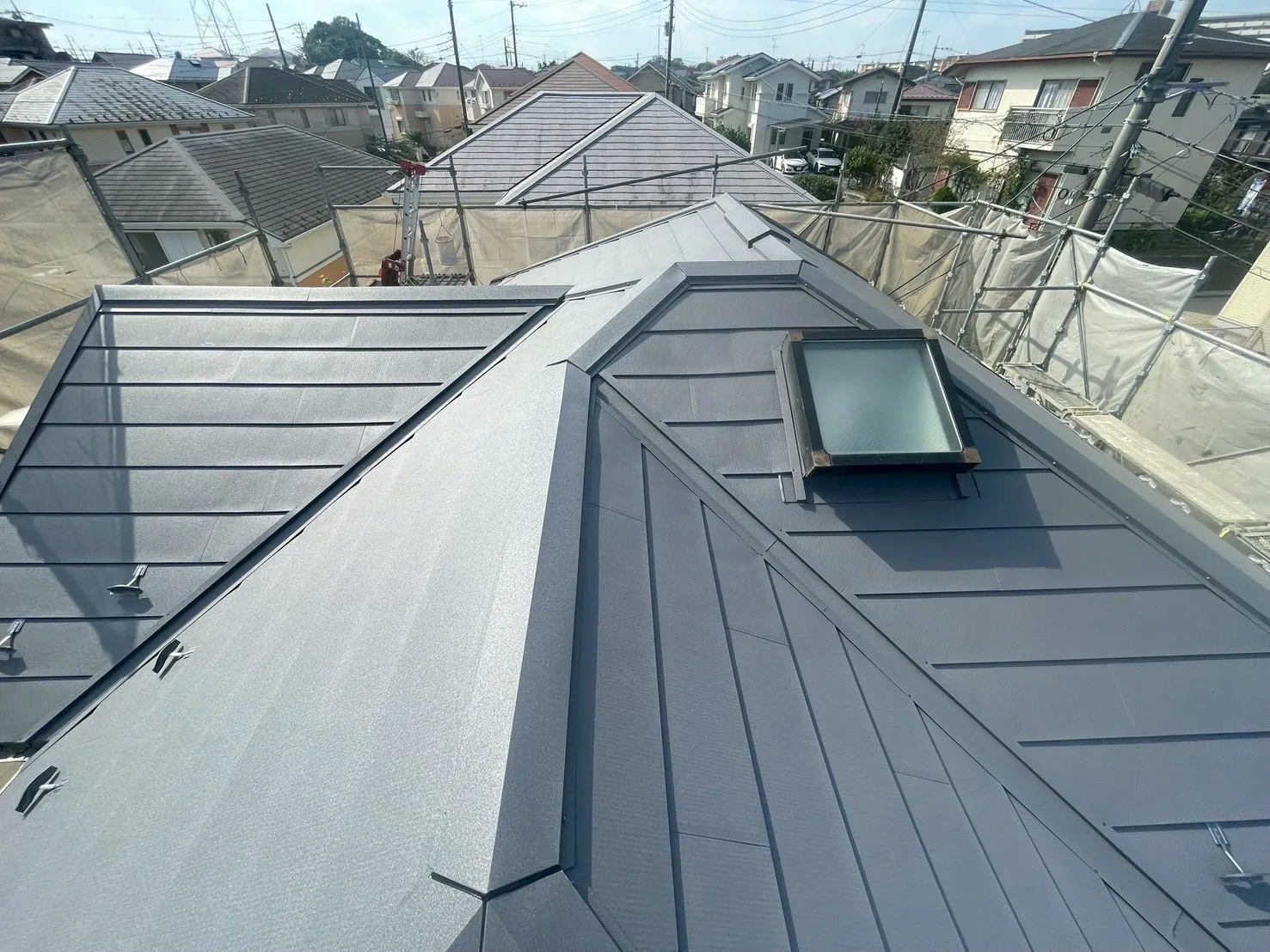 横浜市青葉区O様邸_重ね葺き工事（カバー工法） - 施工後