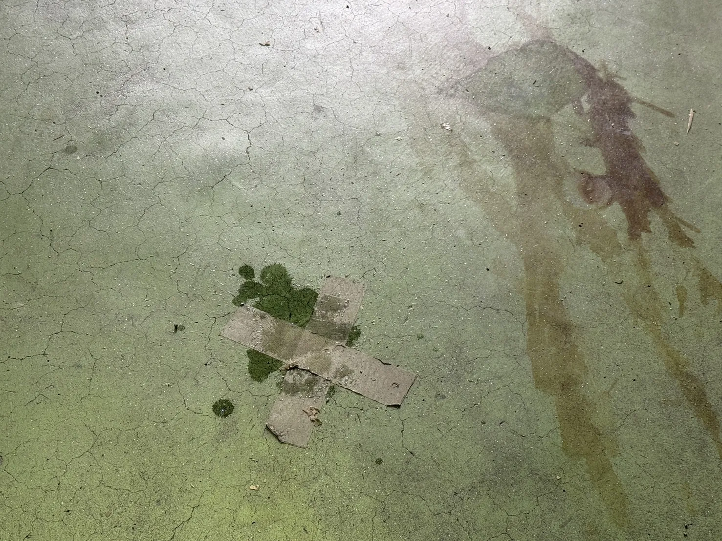 つくば市工場屋根からの雨もり調査 - 施工前