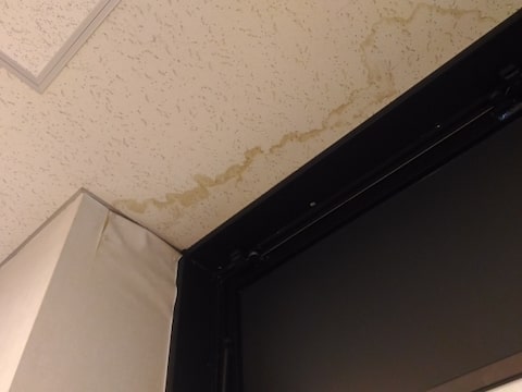 天井からの雨漏り画像
