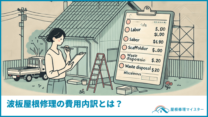 【見積書を確認】波板屋根修理の費用内訳とは？