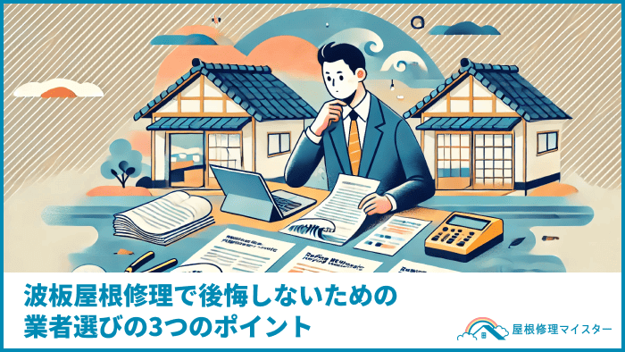 【波板交換の見積書を比較】波板屋根修理で後悔しないための業者選びの3つのポイント