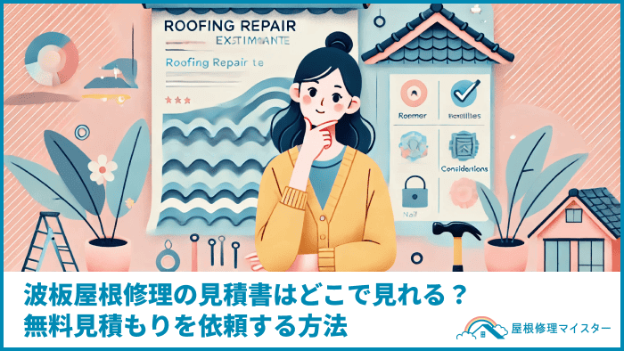 波板屋根修理の見積書はどこで見れる？【ネット・電話で簡単】無料見積もりを依頼する方法