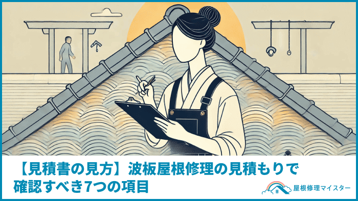 【見積書の見方】波板屋根修理の見積もりで確認すべき7つの項目