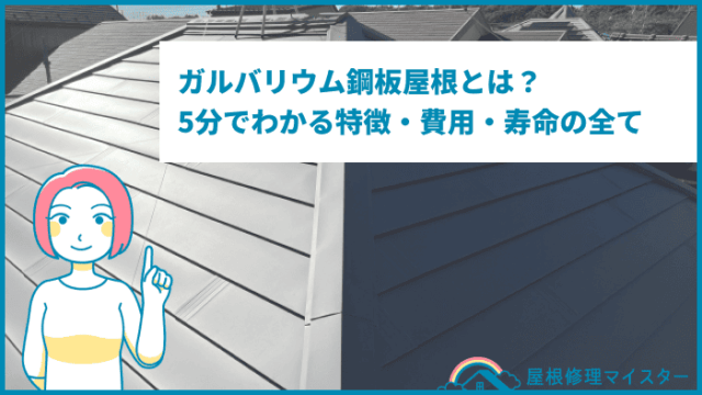 ガルバリウム鋼板屋根とは？5分でわかる特徴・費用・寿命の全て