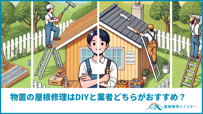 物置の屋根修理はDIYと業者どちらがおすすめ？