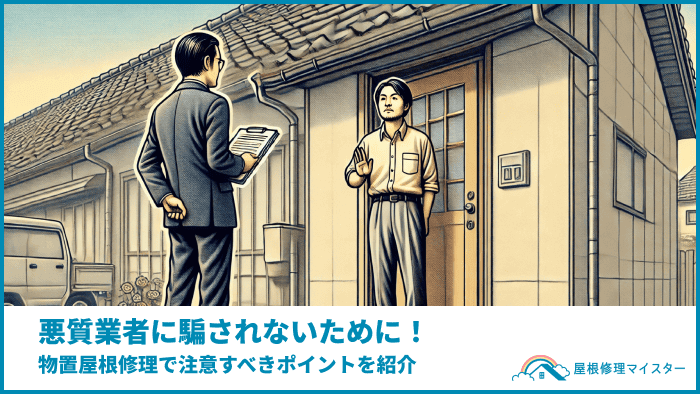 悪質業者に騙されないために！物置屋根修理で注意すべきポイントを紹介