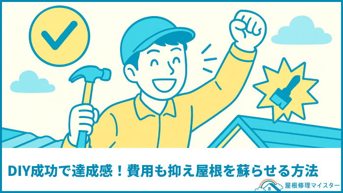 DIY成功で達成感!費用も抑え屋根を蘇らせる方法