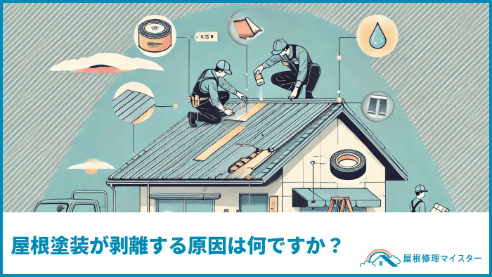 屋根塗装が剥離する原因は何ですか？