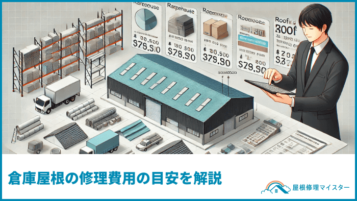 倉庫屋根の修理費用の目安を解説