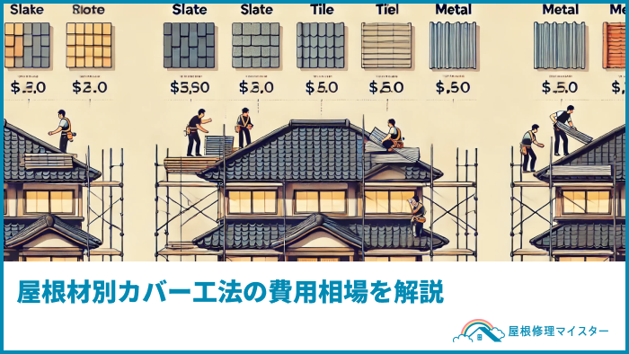 屋根材別カバー工法の費用相場を解説