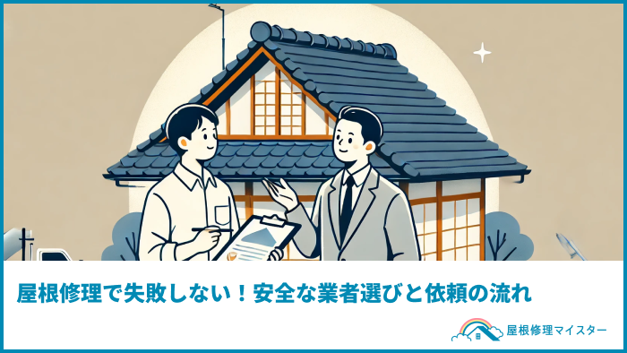 屋根修理で失敗しない！安全な業者選びと依頼の流れ