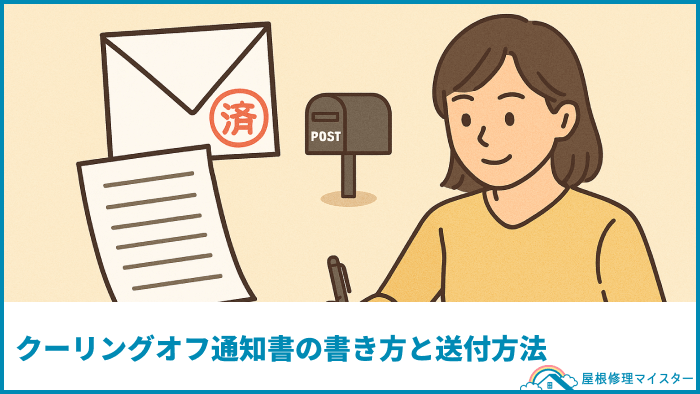 クーリングオフ通知書の書き方と送付方法