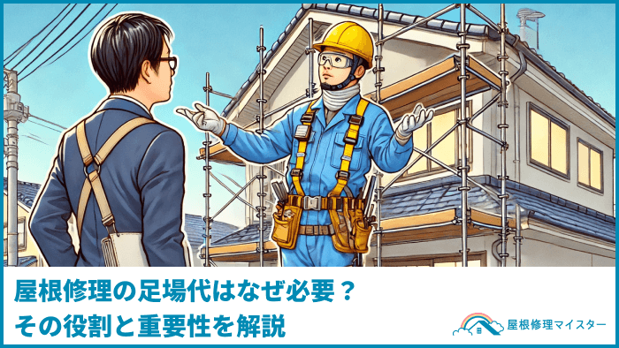 屋根修理の足場代はなぜ必要？その役割と重要性を解説