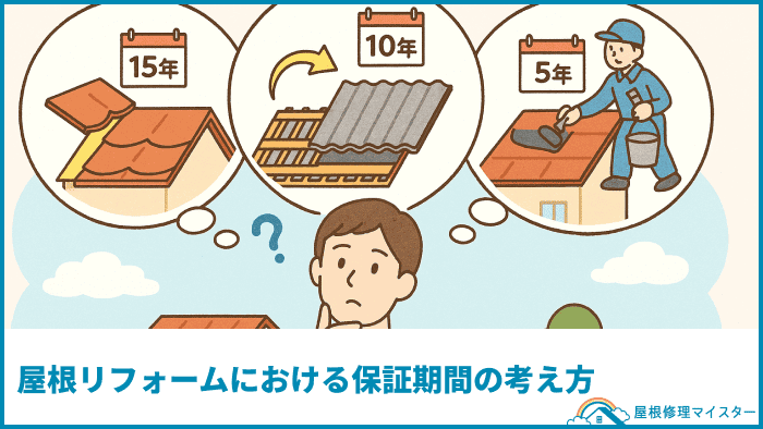 屋根リフォームにおける保証期間の考え方