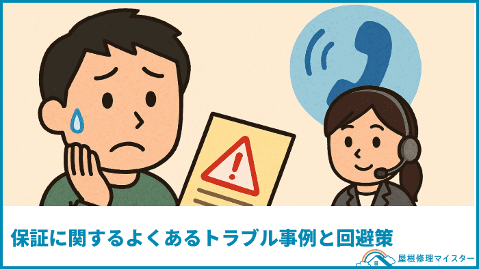 保証に関するよくあるトラブル事例と回避策