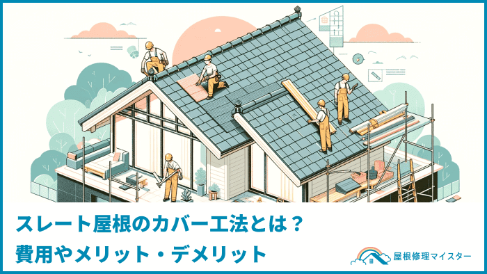 スレート屋根のカバー工法とは?費用やメリット・デメリット