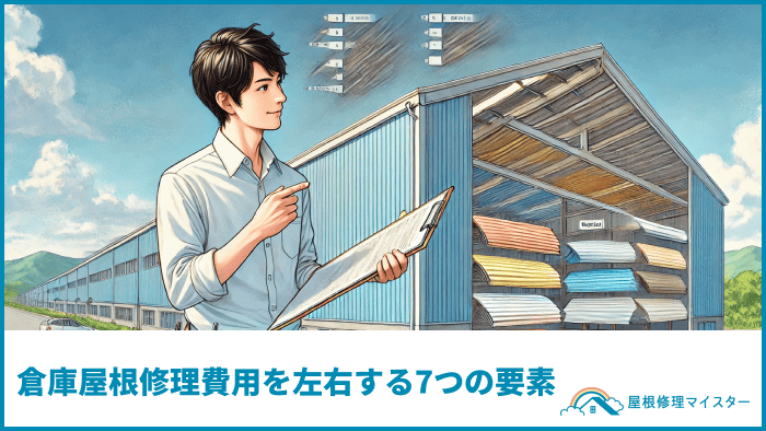 倉庫屋根修理費用を左右する7つの要素